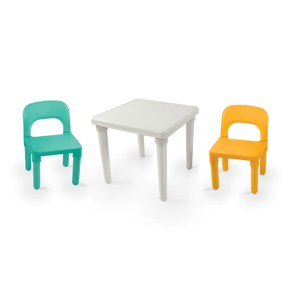 Set de mesa y 2 sillas infantiles