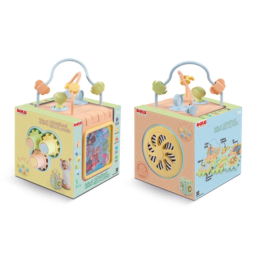 Cubo didáctico para bebé