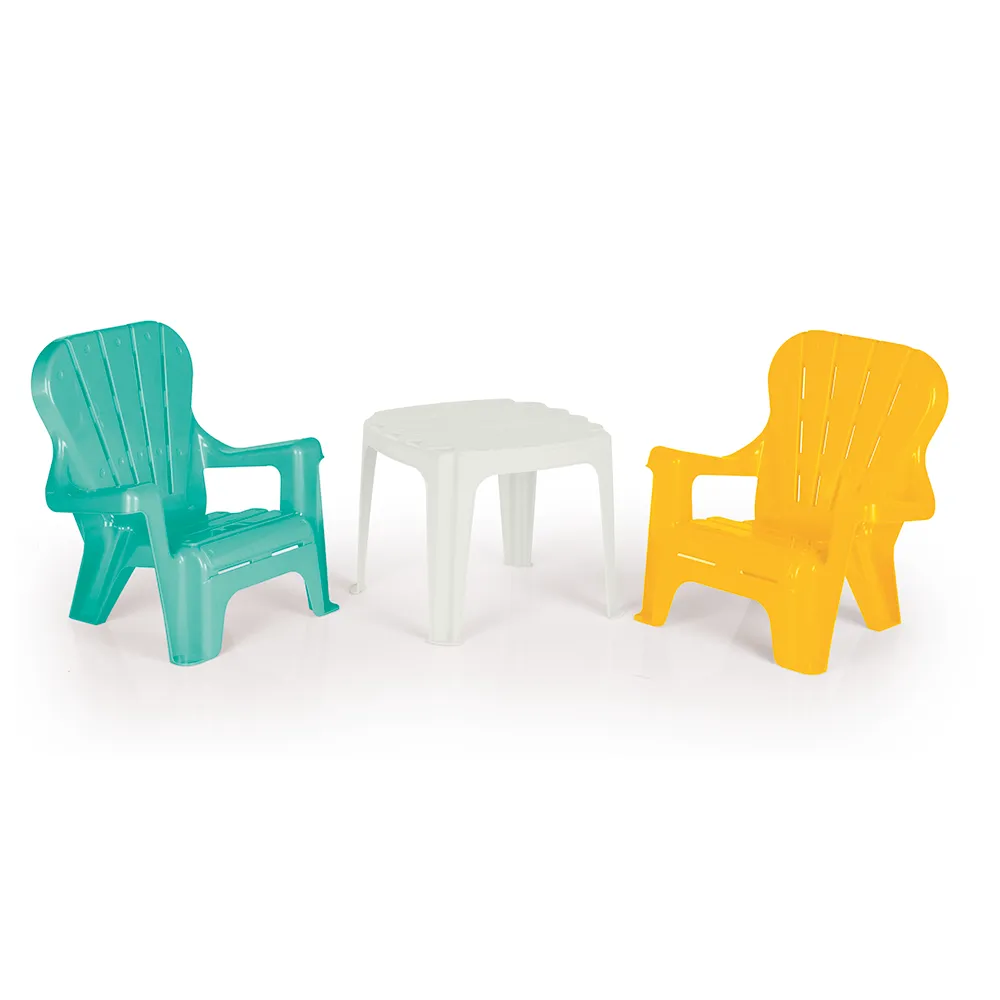 Set de mesa y 2 sillones infantiles